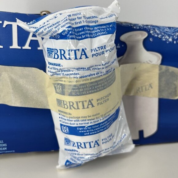 Lot of 6 Genuine Brita Std Pitcher Replacement Water Filters Model OB03 Sealed - Picture 2 of 10